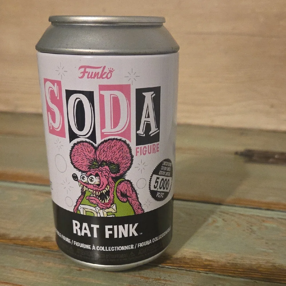 Funko Soda Rat Fink Can with Pink and Green - Picture 1 of 4